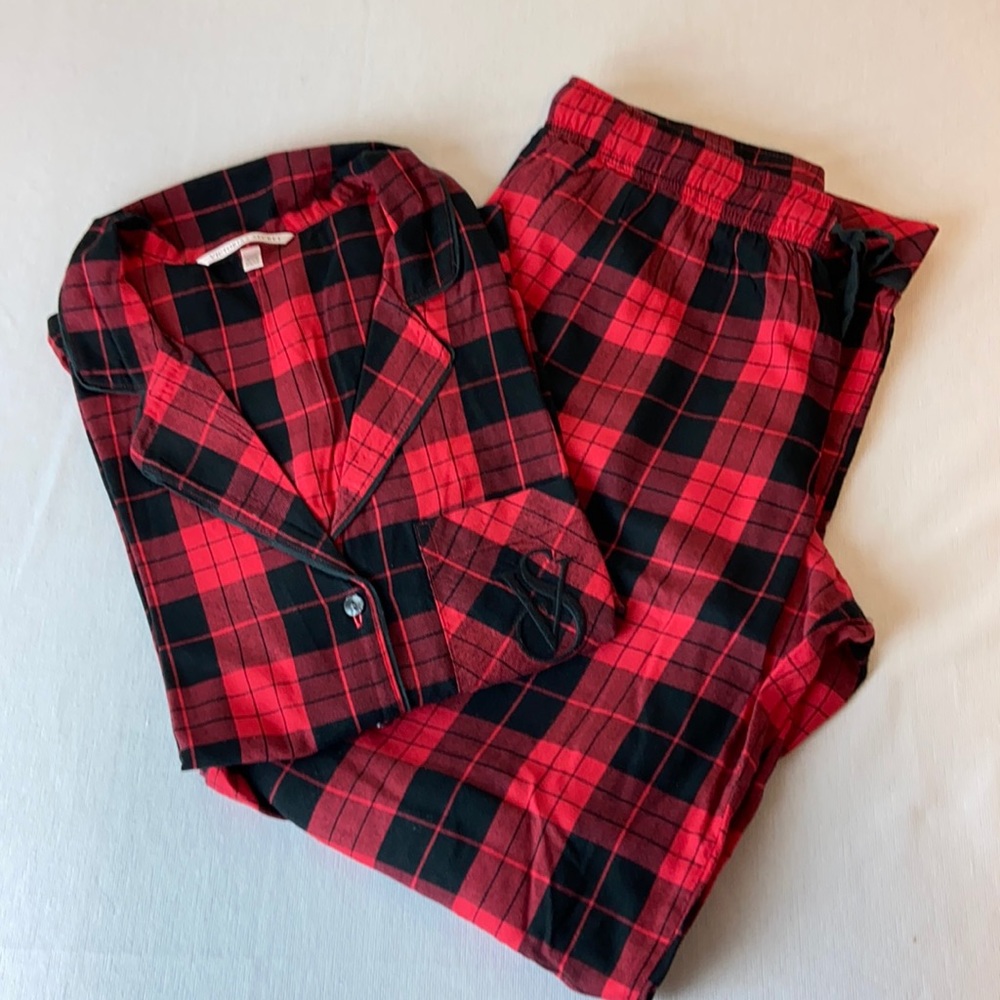 Victoria's Secret Buffalo Plaid 2pc Pajama Set
